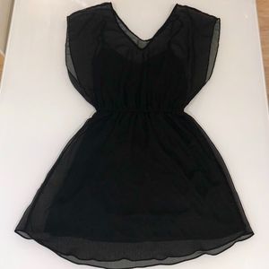 EXPRESS - Fit & Flare Mini Dress